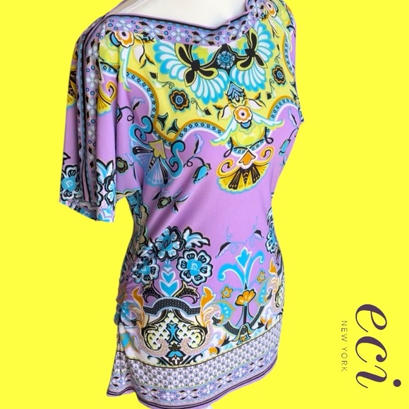 Women's Multicolor Printed Blouse - Picture 1 of 9